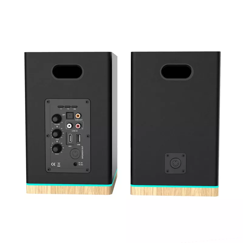 Blaupunkt BS60BK LED-hyllykaiuttimet, Bluetooth, HDMI ARC, musta