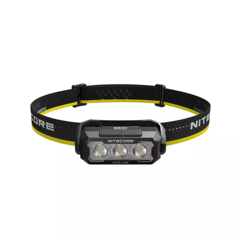 Otsalamppu Nitecore HA15 UHE – kompakti kädetön valo, enintään 400 lumenia