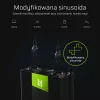 Vaihtosuuntaaja Green Cell INV10 2000 W, 12 V DC - 230 V AC, Type-C-lähtö, 50 Hz, musta