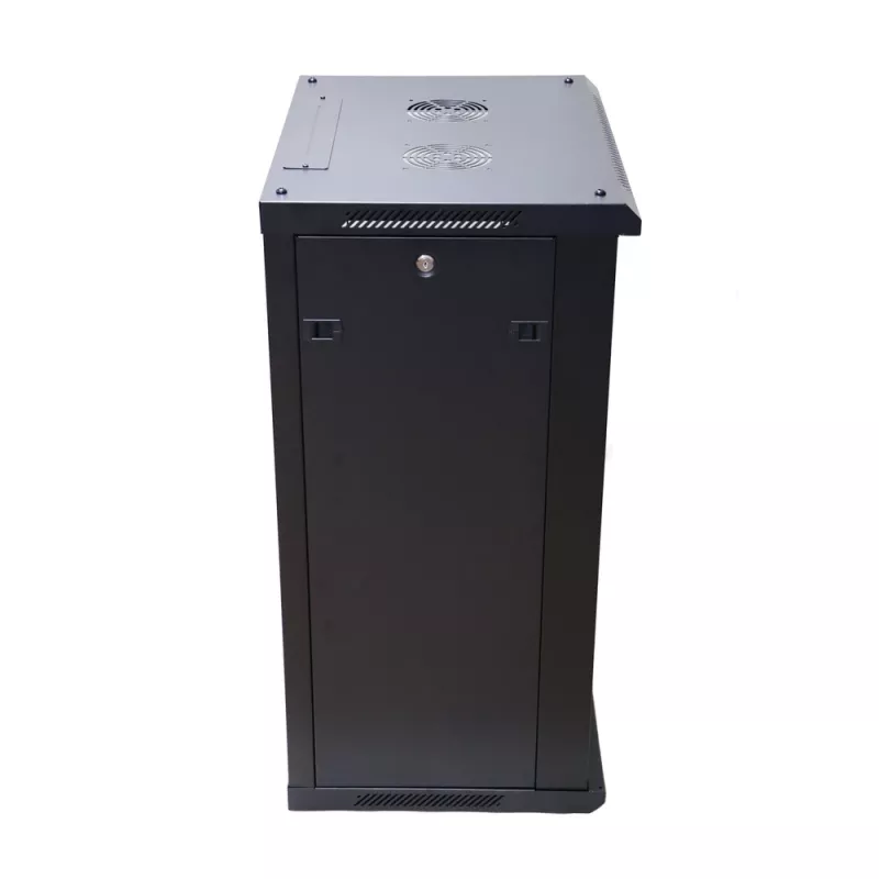 Seinäkiinnitteinen räkki Extralink 18U 600x450 musta