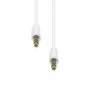Virtajatkokaapeli ProXtend 3-Pin ohut M3S-015W, valkoinen, 1,5 m
