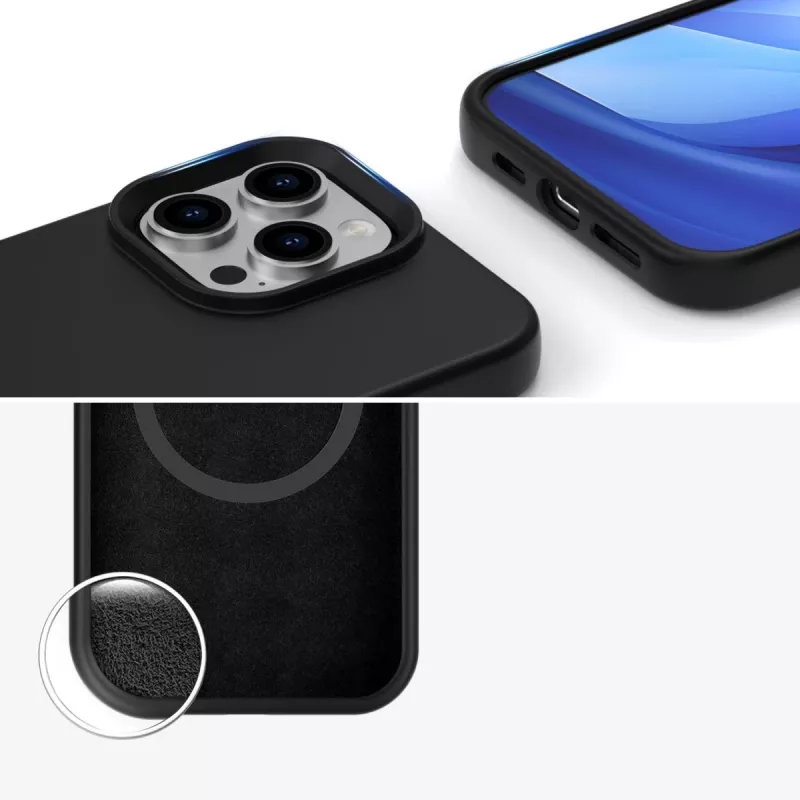 4smarts 541187 Cupertino silikonikotelo Apple iPhone 16 Pro -puhelimelle