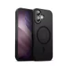Crong Hybrid Frost MAG Cover Case iPhone 17 Frosted musta