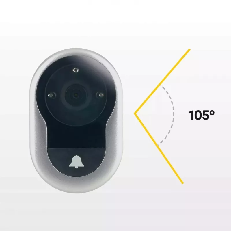 Yale 45-4500-1440-00-6011 digitaalinen ovisilmä