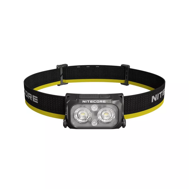 Otsalamppu Nitecore NU25 MCT — ladattava otsalamppu, jopa 400 lumenia, kompakti kädetön valaistus
