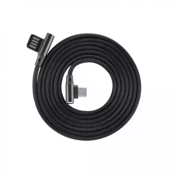 Sbox USB-C-90-B USB->Type-C 90 M/M 1,5 m musta