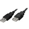 Goobay 68904 USB 2.0 -jatkokaapeli, USB-A uros – USB-A naaras, 3 m, musta