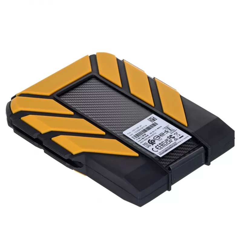 ADATA HD710 Pro ulkoinen kiintolevy 2 TB 2,5 tuuman Micro-USB B 3.2 Gen 1 (3.1 Gen 1) musta, keltainen