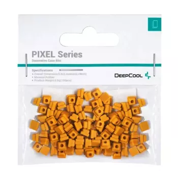 DeepCool PIXEL R-PIXEL-PO100-G-1 koristeelliset kotelon osat, kumi, 100 kpl, oranssi