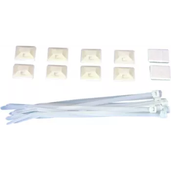 Kaapelikiinnike EUROLITE RUBBERLIGHT 10 kpl:n pakkaus, malli 50510150