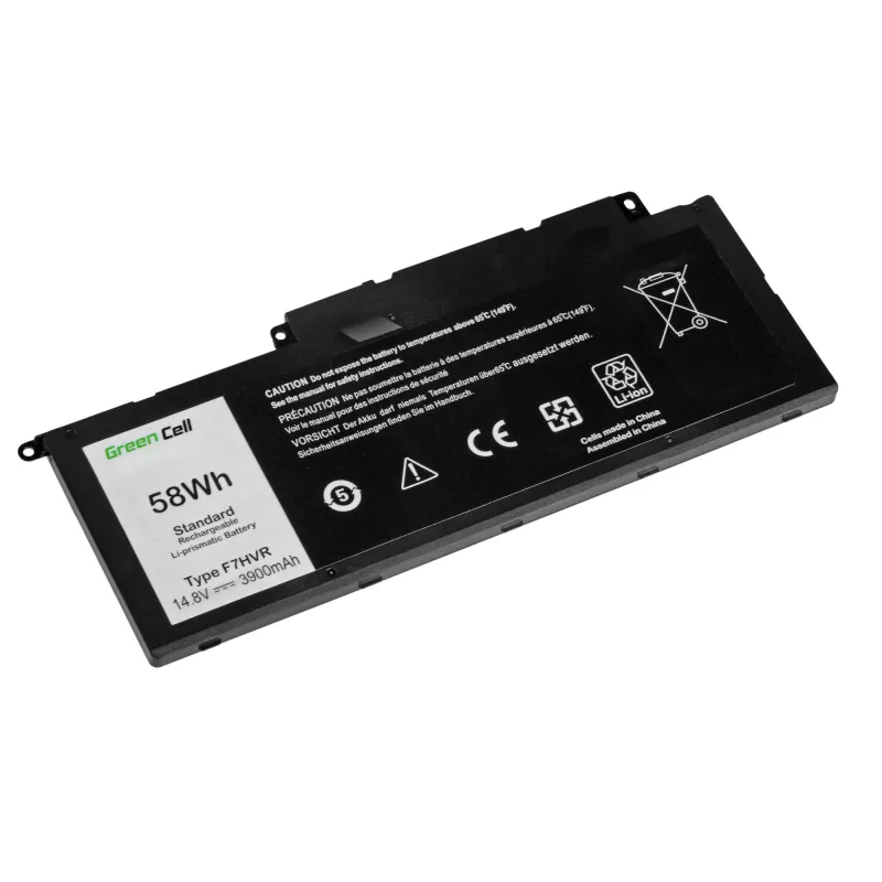 Green Cell DE112 kannettavan akku F7HVR Dell Inspiron 15 7537 17 7737 7746, 14,4 V, 3800 mAh