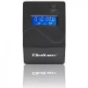 Qoltec Monolith 53980 UPS-varavirtalähde 1000 VA 600 W, 2x Schuko, LCD, USB, RJ45