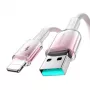 USB-A–Lightning-kaapeli Joyroom S-A42 3A 1,2 m valkoinen