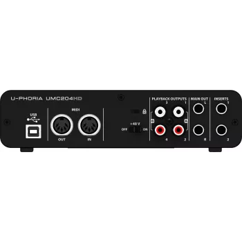 Behringer UMC204HD täydentävä musiikkivaruste