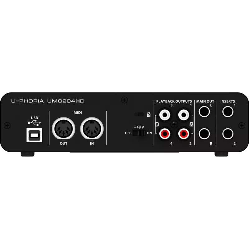 Behringer UMC204HD täydentävä musiikkivaruste