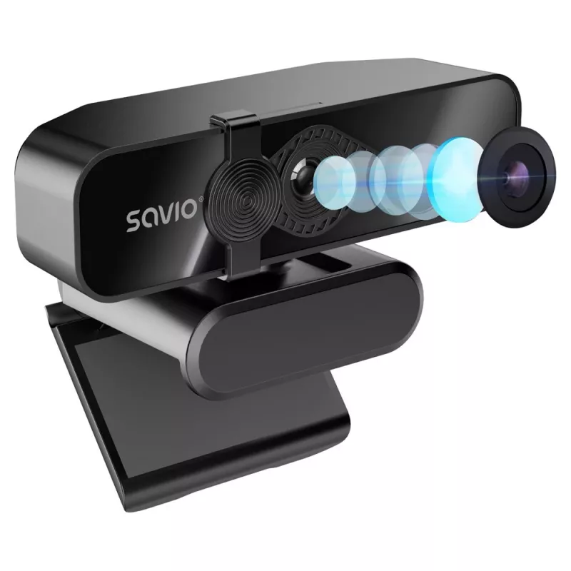 Savio CAK-06-verkkokamera 3840 x 2160 pikseliä USB musta