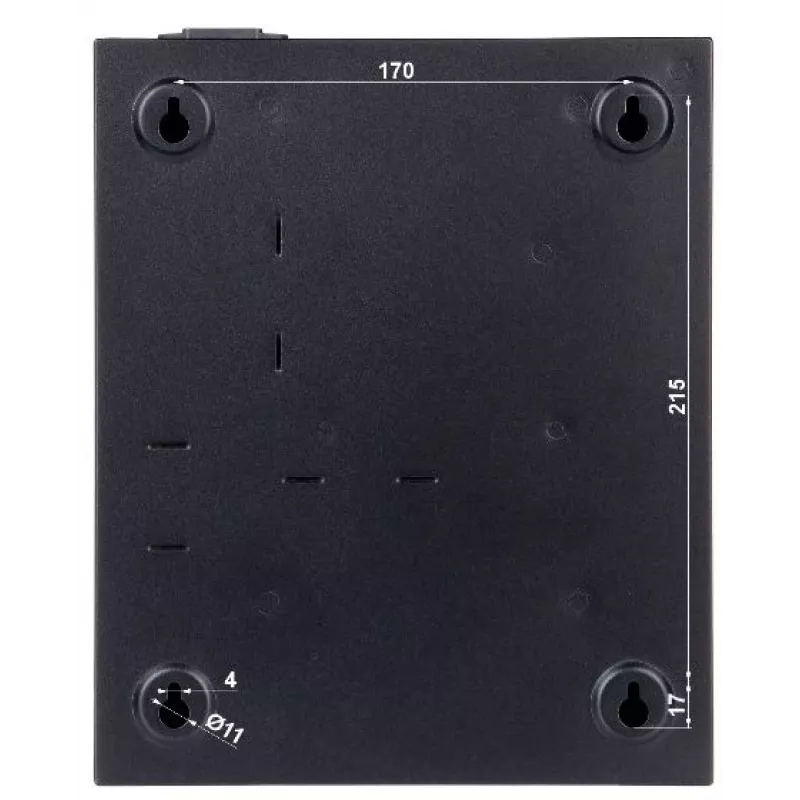 Kulunvalvontalaite Hikvision DS-K2801 musta 237x285x69mm