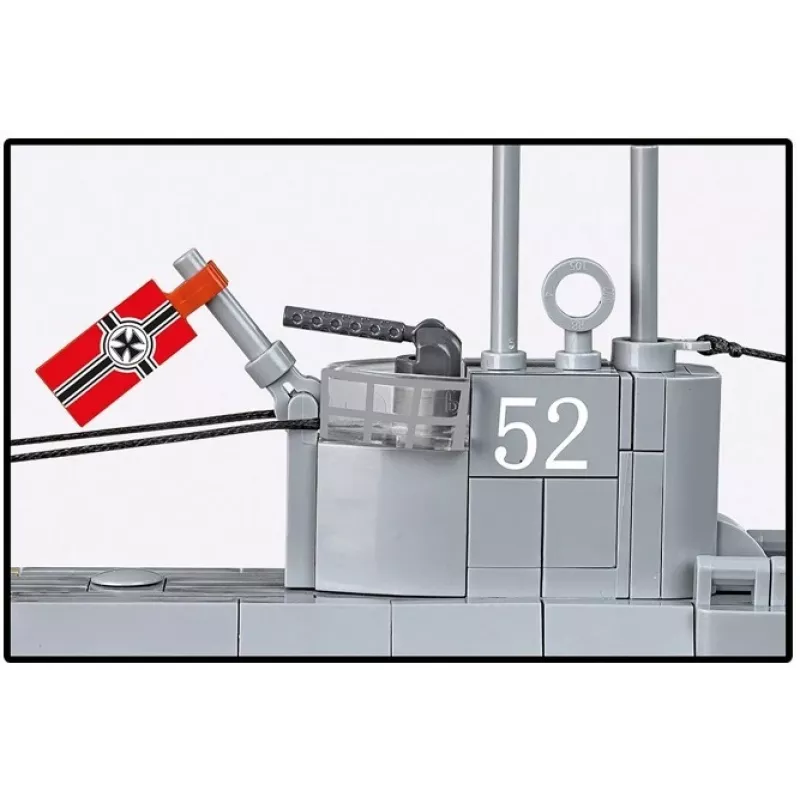 Rakennussarja Cobi sukellusvene U-52 – 474-osainen mallisarja