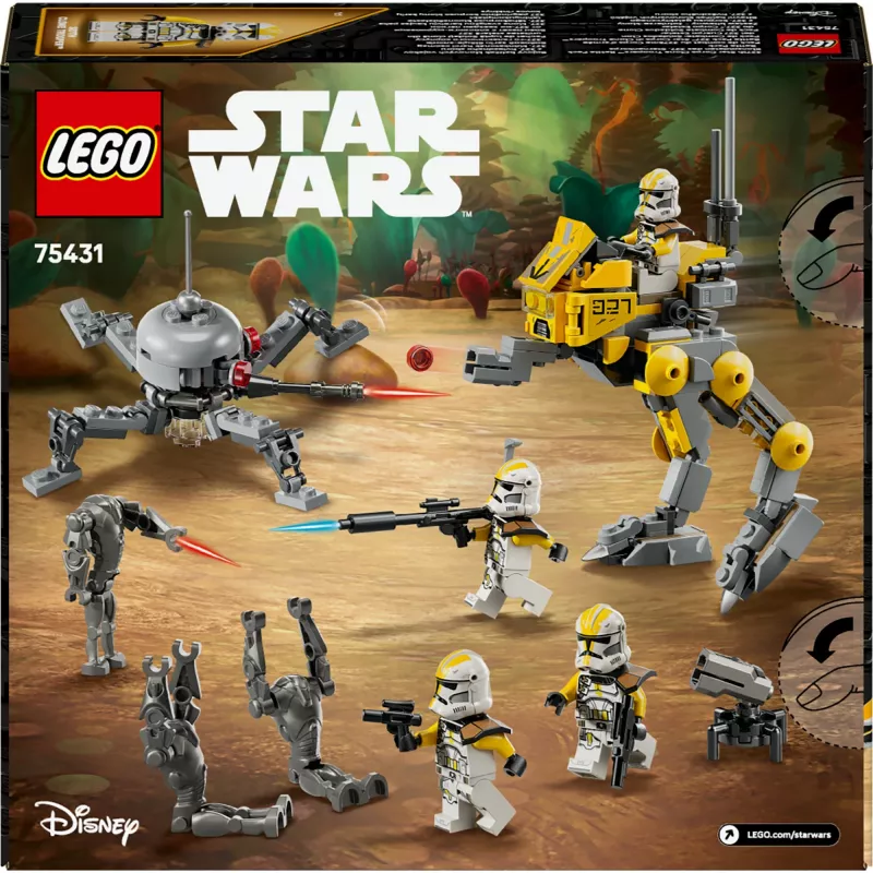 LEGO Star Wars -sarja 327th Star Corps Clone Troopers Battle 75431 — 258 osaa, 7 minihahmoa, ikä 7+