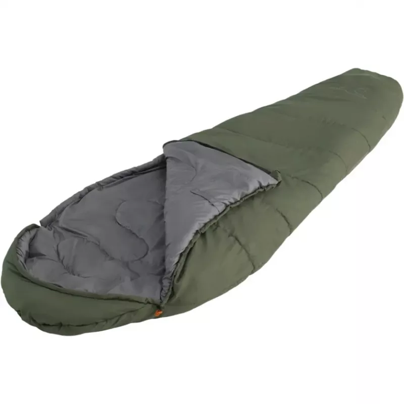Makuupussi easy camp Raven II mummumalli 215 x 76 x 50 cm, mukavuus -16–4 °C