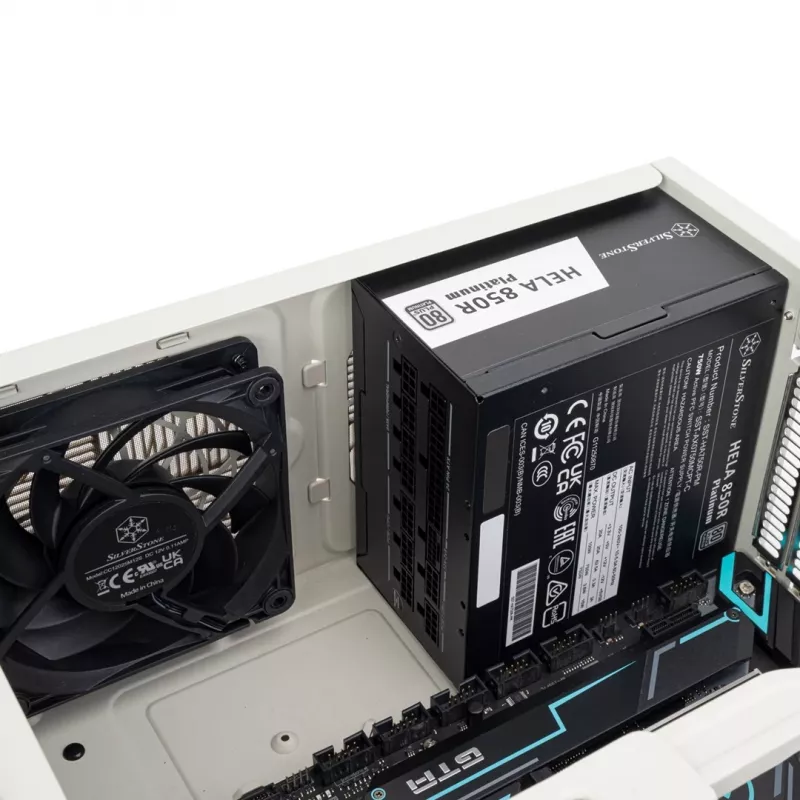 Silverstone SST-FLP01W -tietokonekotelo, HTPC, valkoinen