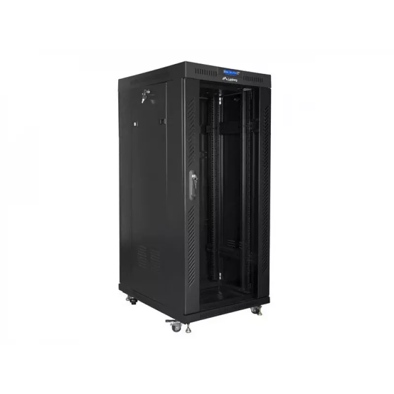 Vapaasti seisova rack Lanberg FF01-8822-12BL 22U musta 800 kg