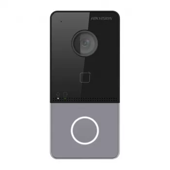 Hikvision DS-KV6113-WPE1(C) videopuhelin-ovipuhelin 2 MP musta, harmaa