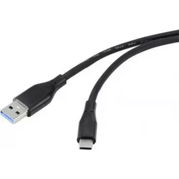 USB-kaapeli USB 3.2 Gen1 3.0 3.1 USB-C-uros 1,00 m musta (RF-4995172)