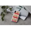 iKins suojakotelo iPhone XR — Short Cake -kuvio, valkoinen