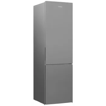INDESIT jääkaappi | INKS 1401 S4E1 | energiatehokkuusluokka E | vapaasti seisova | yhdistelmä | korkeus 202,5 cm | jäähdytysosan tilavuus 266 L | pakastusosan tilavuus 120 L | 38 dB | hopea