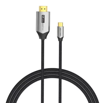 Vention USB-C - HDMI -kaapeli CRBBH – 2 m, 4K@60Hz, musta, USB-C - HDMI