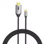 Vention USB-C - HDMI -kaapeli CRBBH – 2 m, 4K@60Hz, musta, USB-C - HDMI