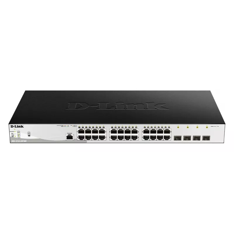 D-Link DGS-1210-28P/ME/E verkkokytkin Managed L2/L3 Gigabit Ethernet (10/100/1000) Power over Ethernet (PoE) 1U