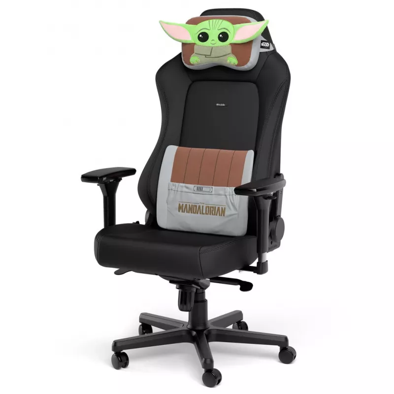 noblechairs memory foam tyynysarja Grogu Edition – istuin- ja lannerangan tuki