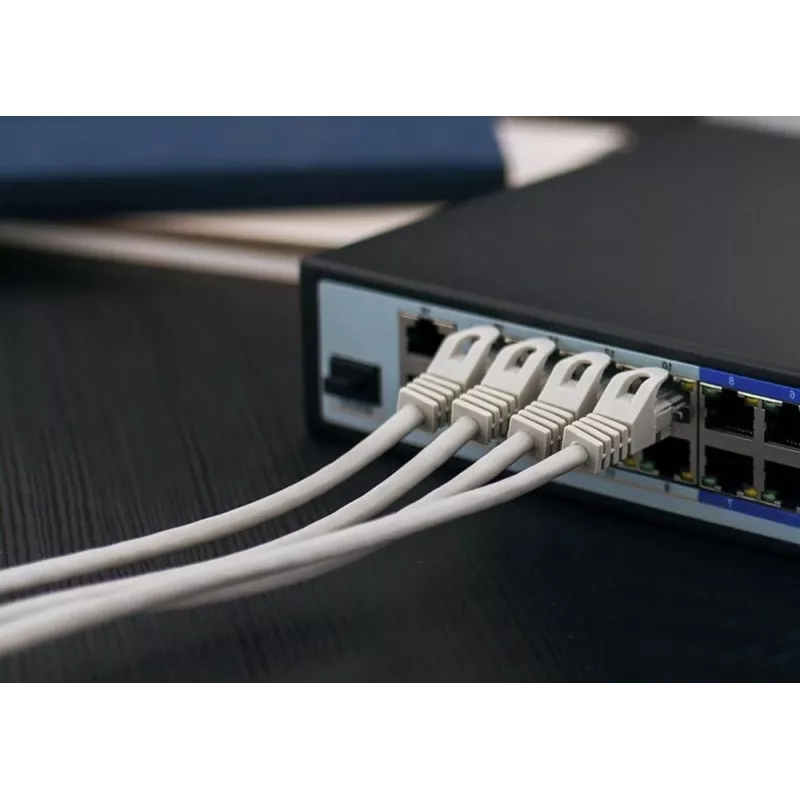 Verkkokaapeli Extralink Twisted Pair CAT5E FTP sisäkäyttöön 305M harmaa