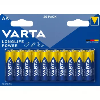 Kertakäyttöparisto Varta High Energy AA 20 kpl:n pakkaus