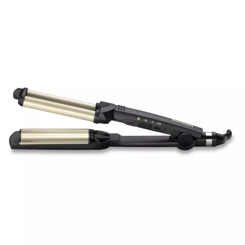 BaByliss C260E EasyWaves teksturointirauta Warm Black, Silver 70,9 (1,8 m)