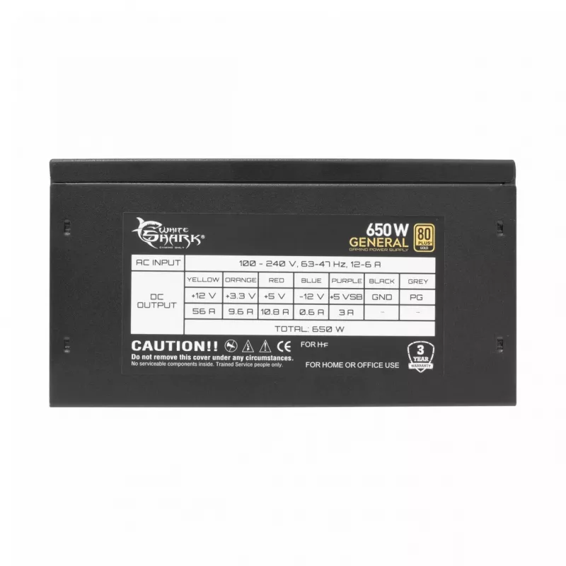 Virtalähde White Shark GPSU-G650M 650W