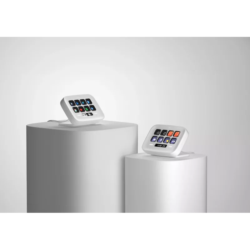 Stream Deck Neo Elgato 10-painikkeinen ohjelmoitava ohjain valkoinen