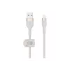 Belkin BOOST CHARGE - Lightning-kaapeli - USB uros – Lightning uros - 3 m - valkoinen - Apple iPad/iPhone/iPod (Lightning)