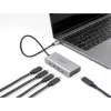 DELOCK USB-keskitin 10 Gbps Type-C 4 porttia PD 85W 30 cm kaapeli