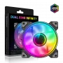 Gamemax | kotelotuuletin | DUAL RING INFINITY | musta