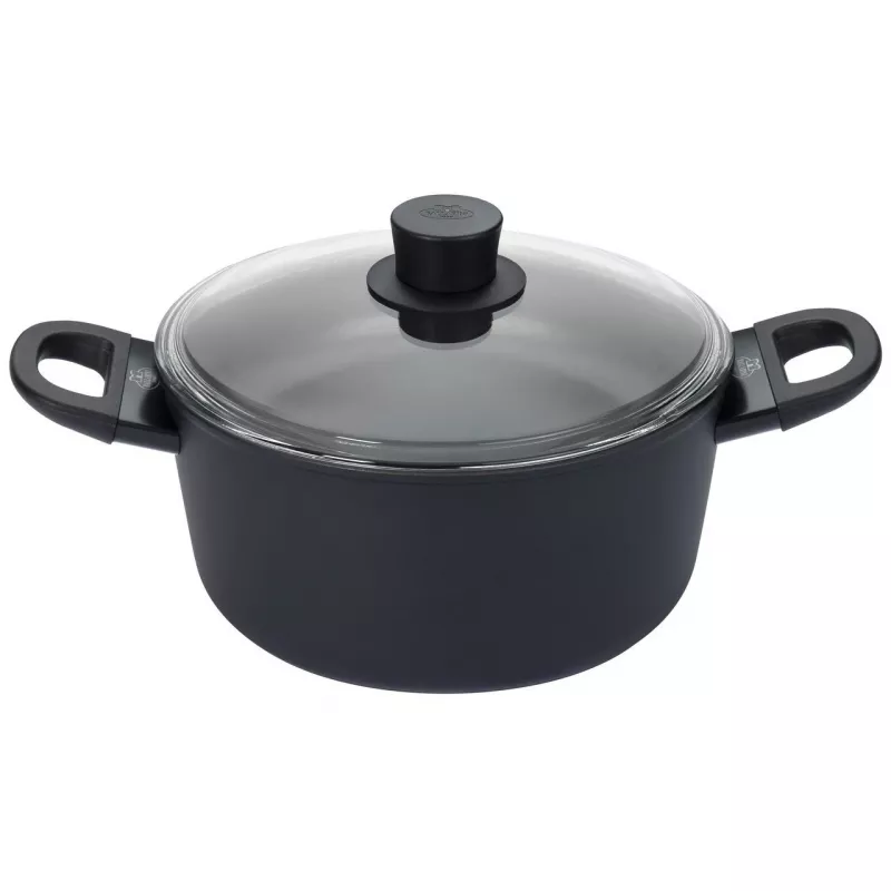 Kattila BALLARINI 75002-920-0 pyöreä musta alumiini 20 cm