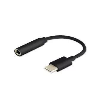 Kaapelisovitin SAVIO AK-35/B USB Type-C (3.1) pistoke 3,5 mm liitäntään, musta