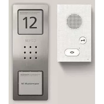 SIEDLE SET CAB 850-1 E/W audio-sarja Basic ruostumaton teräs (210008742-00)