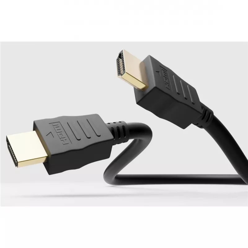 Goobay 41084 HDMI-kaapeli 2 m HDMI Type A (Standard) 2 x HDMI Type A (Standard) musta (41084)