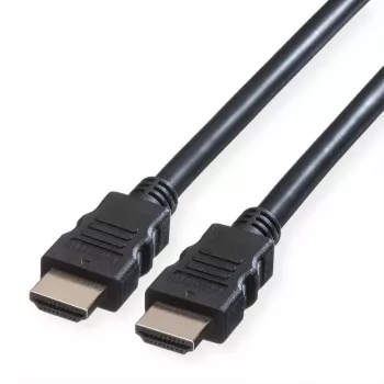 ROLINE HDMI-kaapeli 5 m Type-A uros - uros kullattu musta