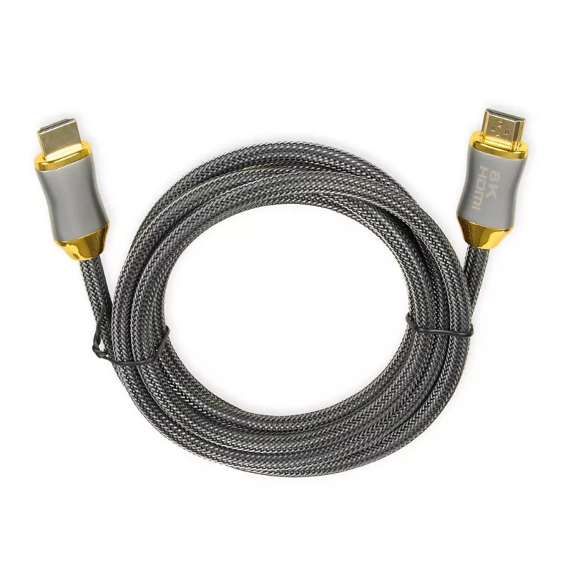 HDMI-kaapeli IBOX HD08 2 m, HDMI Type-A uros–uros, HDMI 2.1, hopea
