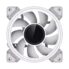 Gamemax | kotelotuuletin | DUAL RING INFINITY | valkoinen