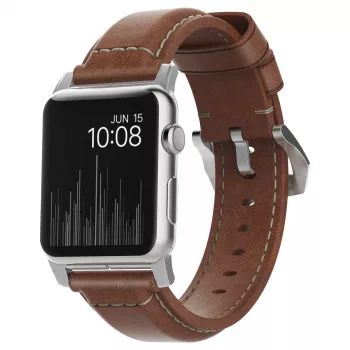 Nomad NM1A4RST00 – ranneke – älykello – ruskea – Apple – Apple Watch Sport – Apple Watch – Apple Watch Edition – nahka